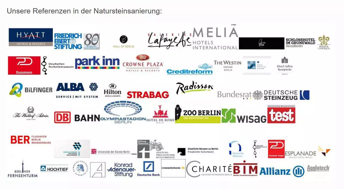 Natursteinsanierung Referenzen