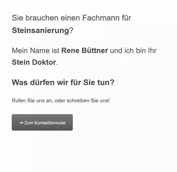 Steinsanierungen
